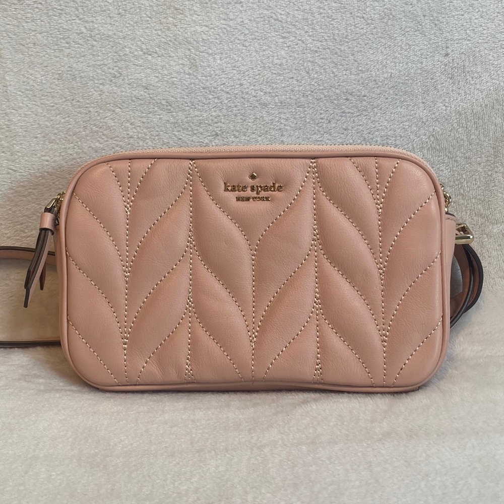 Kate Spade Briar Kendall Pink Quilted Bag New - Picture 1 of 13